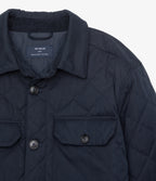 Parka Hombre Quilted Abotonada Azul Marino