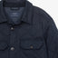 Parka Hombre Quilted Abotonada Azul Marino