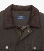 Chaqueta Hombre Wax Theo Verde