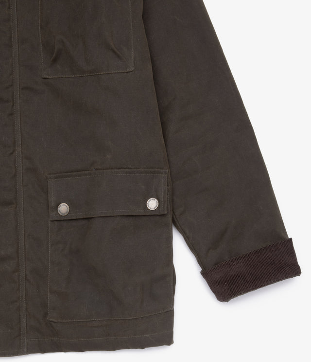 Chaqueta Hombre Wax Theo Verde