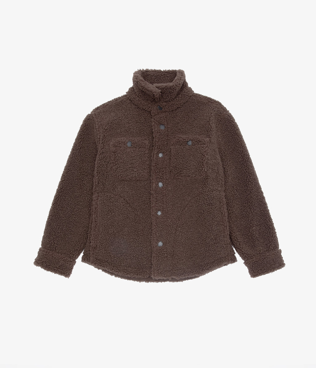 Chaqueta Niños Sherpa Café
