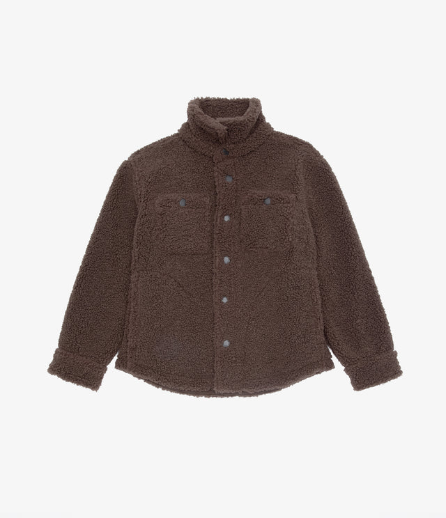 Chaqueta Niños Sherpa Café