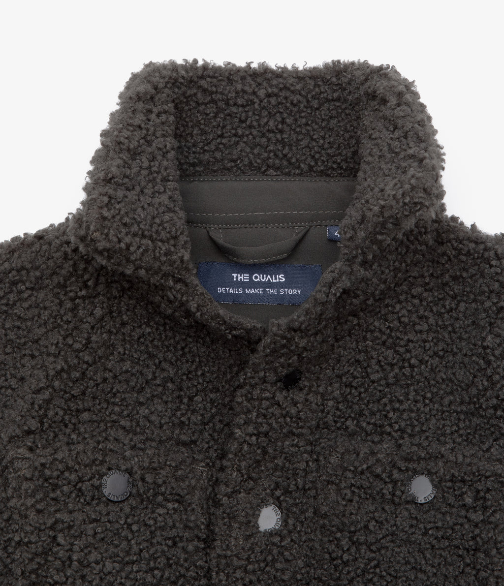 Chaqueta Niños Sherpa Verde