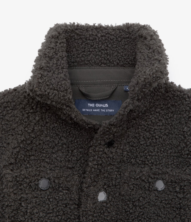 Chaqueta Niños Sherpa Verde