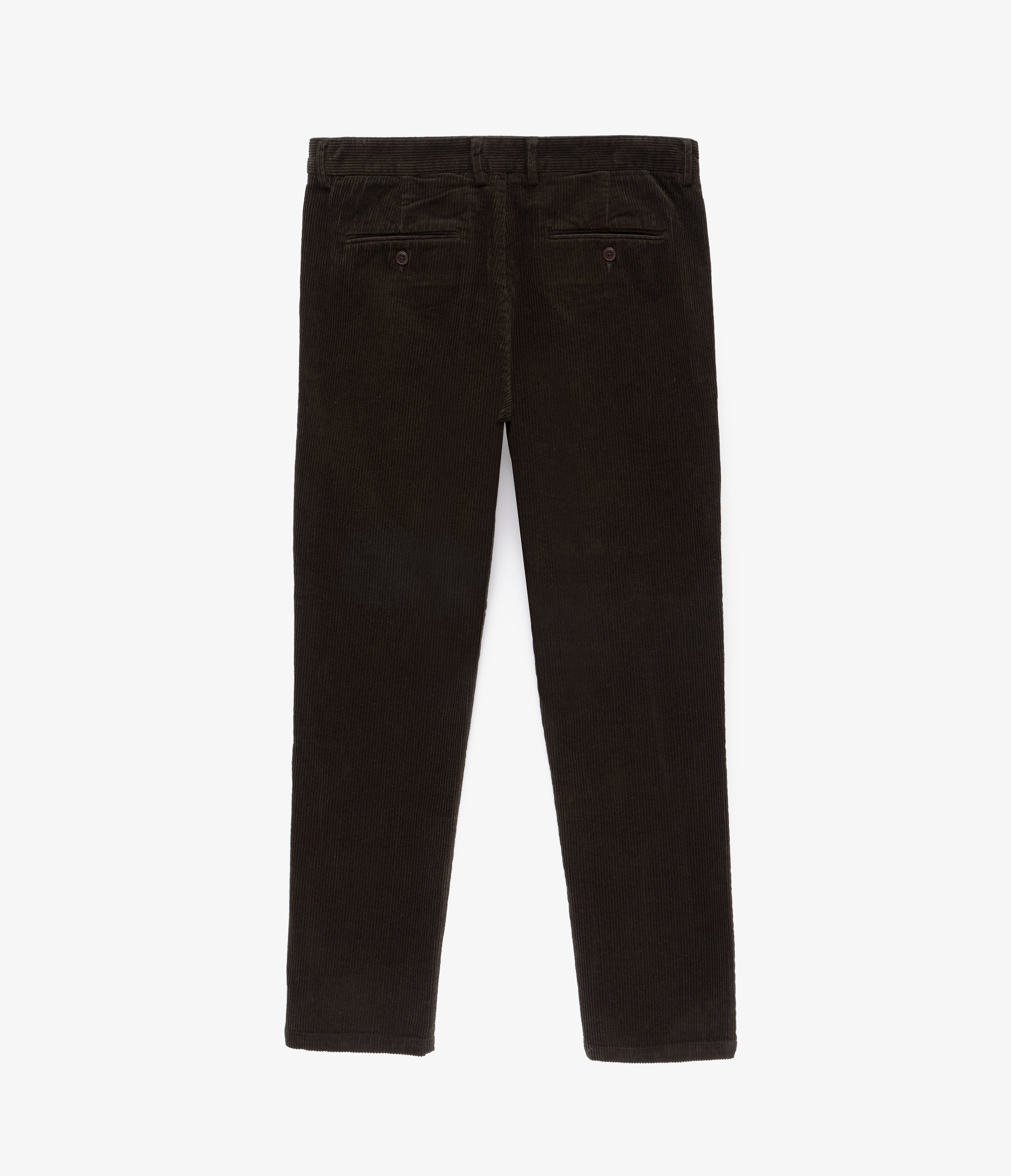 Pantalón Hombre 100% Algodón Cotelé Verde Oscuro