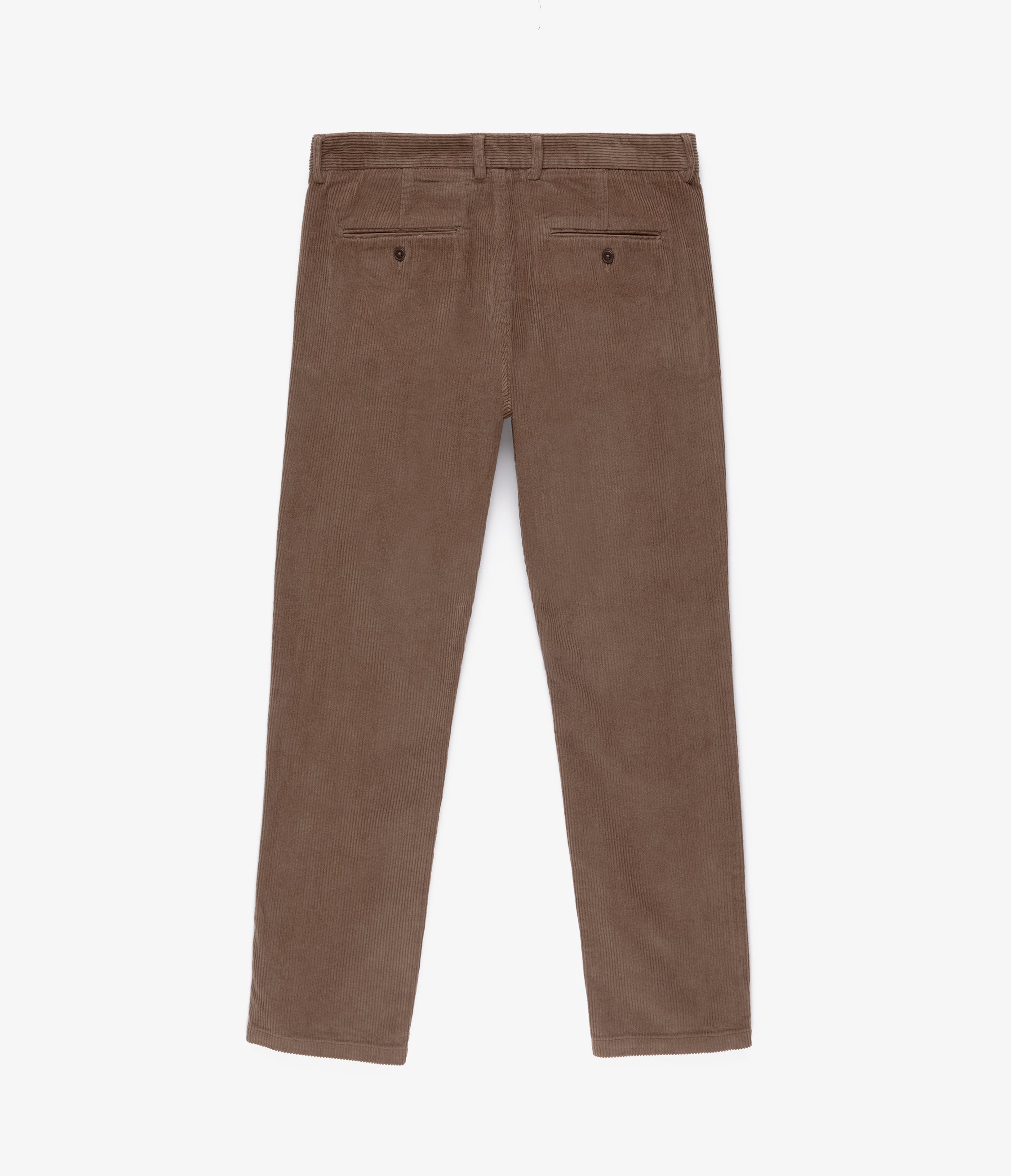 Pantalón Hombre 100% Algodón Cotelé Café