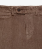 Pantalón Hombre 100% Algodón Cotelé Café