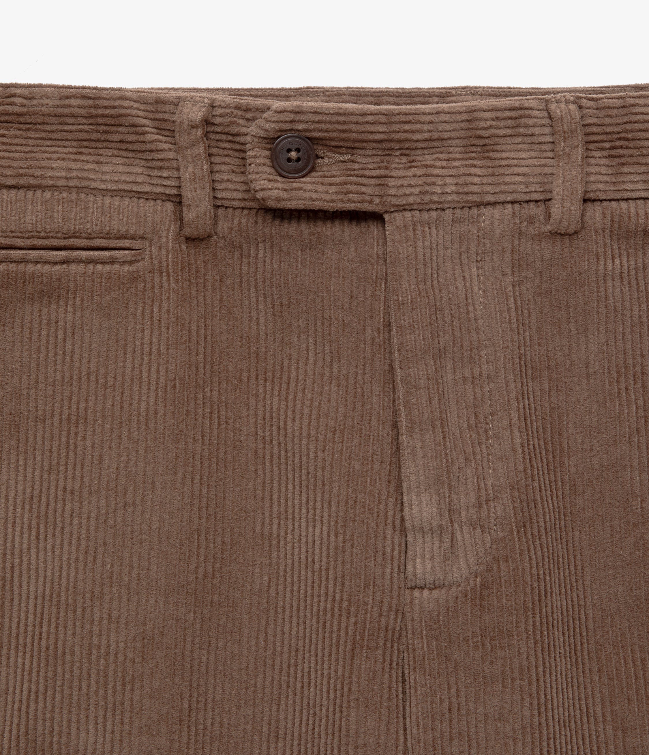 Pantalón Hombre 100% Algodón Cotelé Café