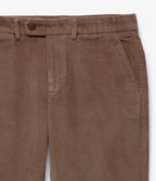 Pantalón Hombre 100% Algodón Cotelé Café