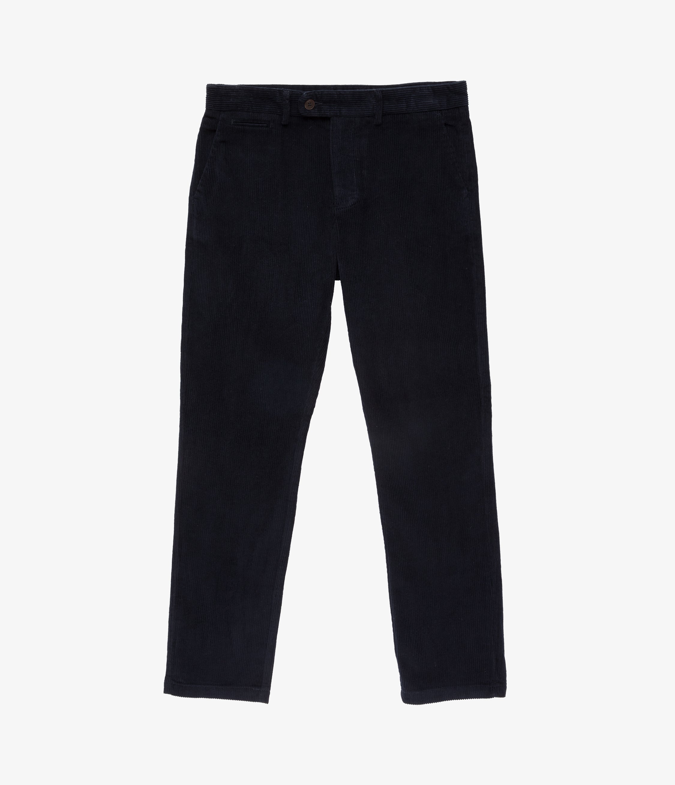 Pantalón Hombre 100% Algodón Cotelé Azul Marino