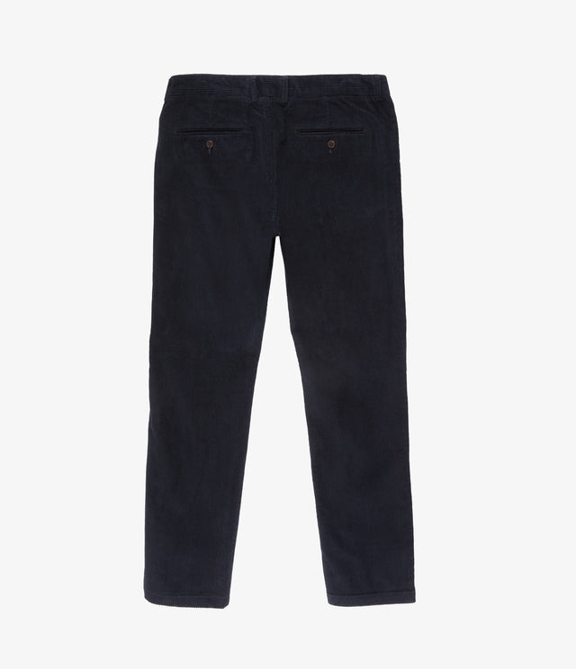 Pantalón Hombre 100% Algodón Cotelé Azul Marino