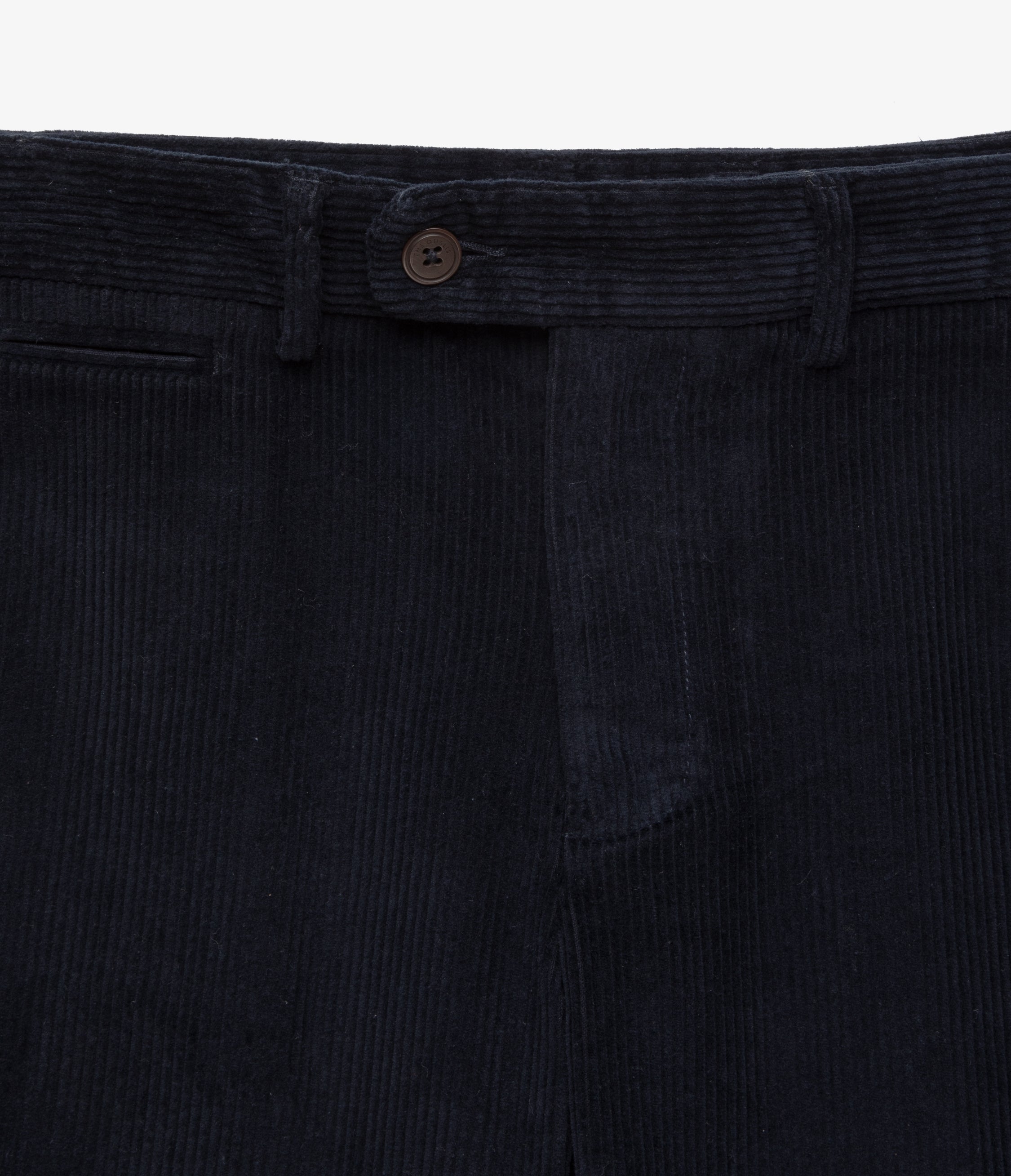 Pantalón Hombre 100% Algodón Cotelé Azul Marino