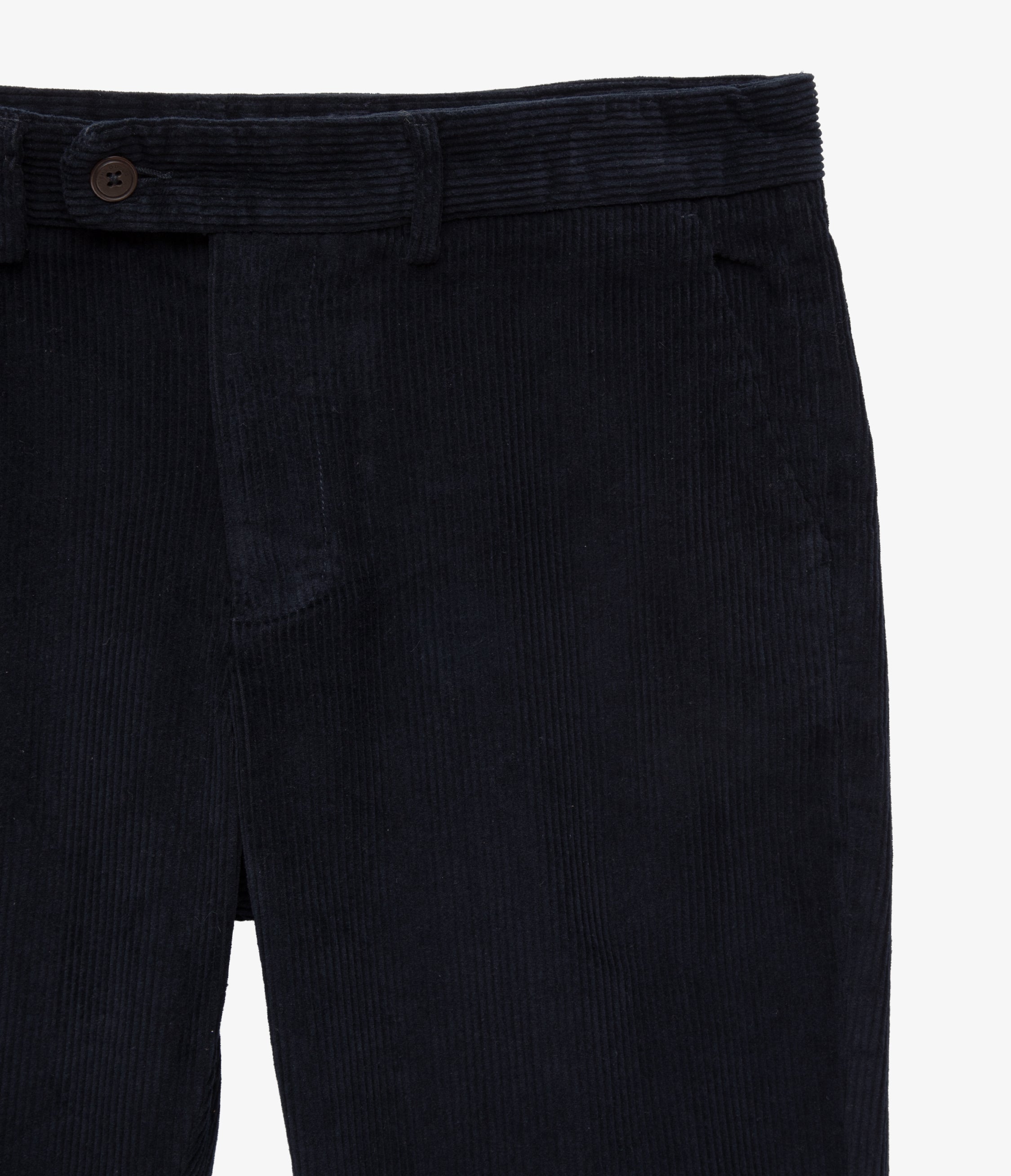 Pantalón Hombre 100% Algodón Cotelé Azul Marino