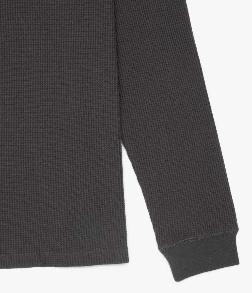 Polera Hombre Algodón Waffle Verde