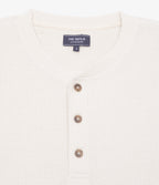 Polera Hombre Algodón Waffle Beige