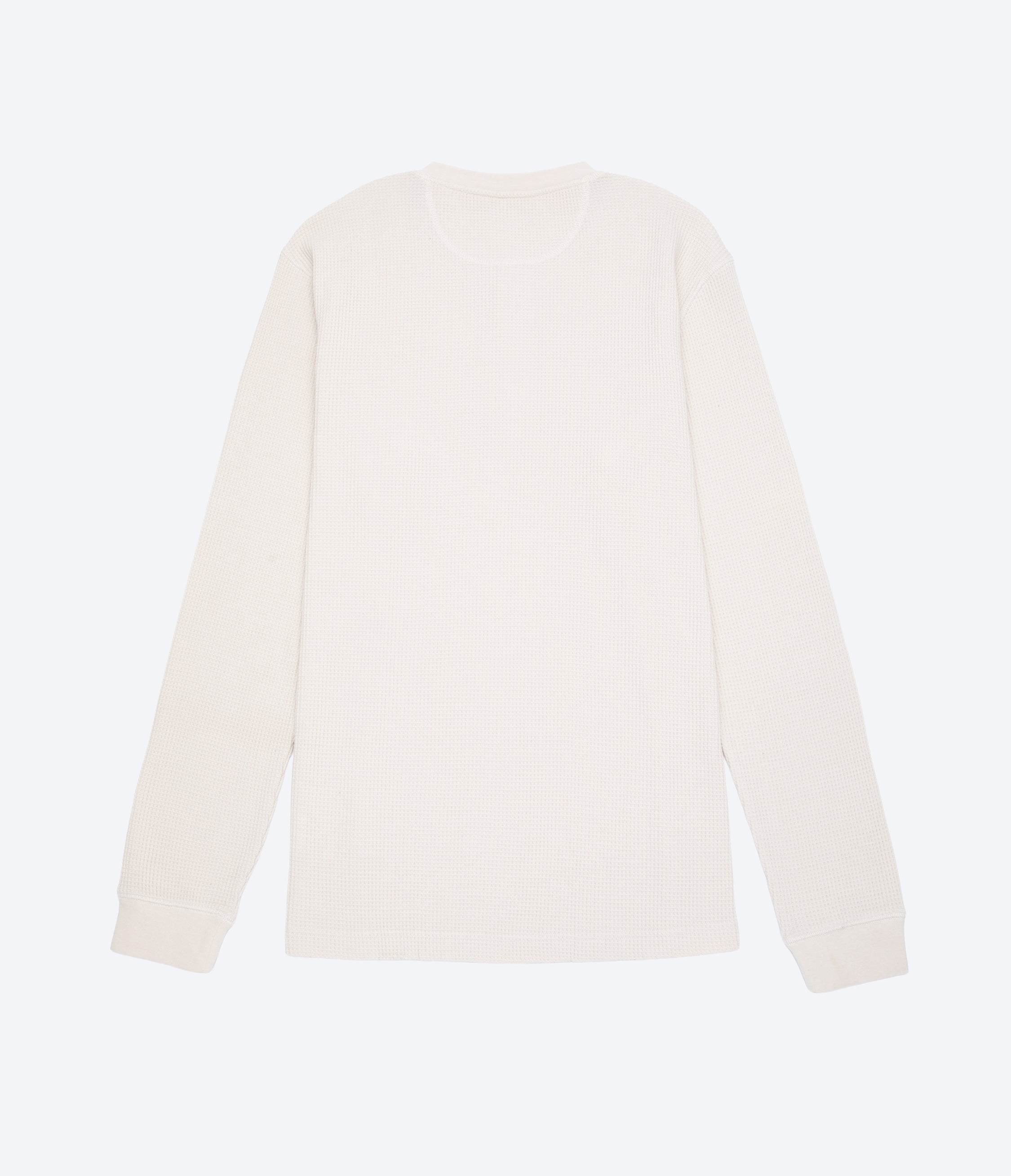 Polera Hombre Algodón Waffle Beige