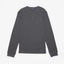 Polera Hombre Algodón Waffle Gris Marengo
