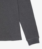 Polera Hombre Algodón Waffle Gris Marengo