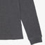 Polera Hombre Algodón Waffle Gris Marengo
