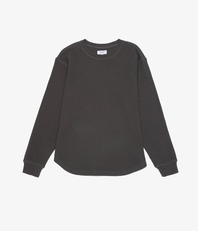 Polera Mujer Algodón Waffle Verde
