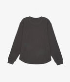 Polera Mujer Algodón Waffle Verde