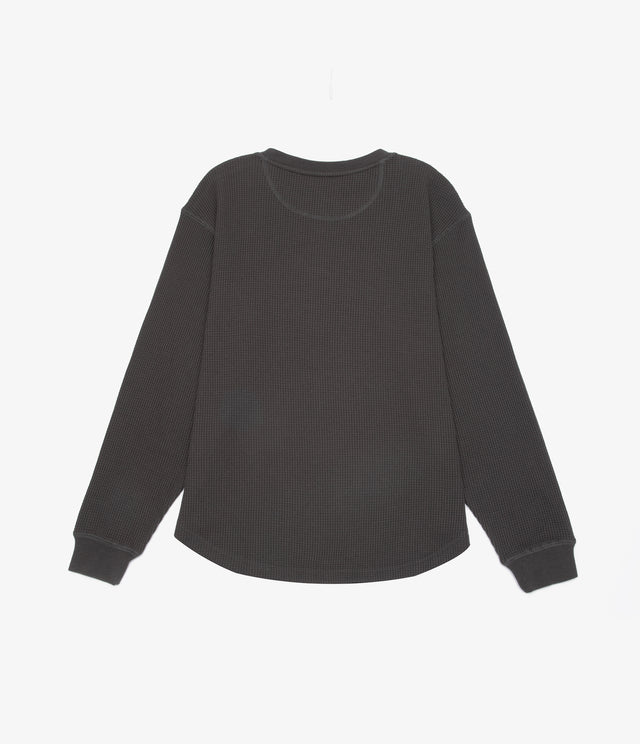 Polera Mujer Algodón Waffle Verde