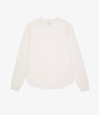 Polera Mujer Algodón Waffle Beige