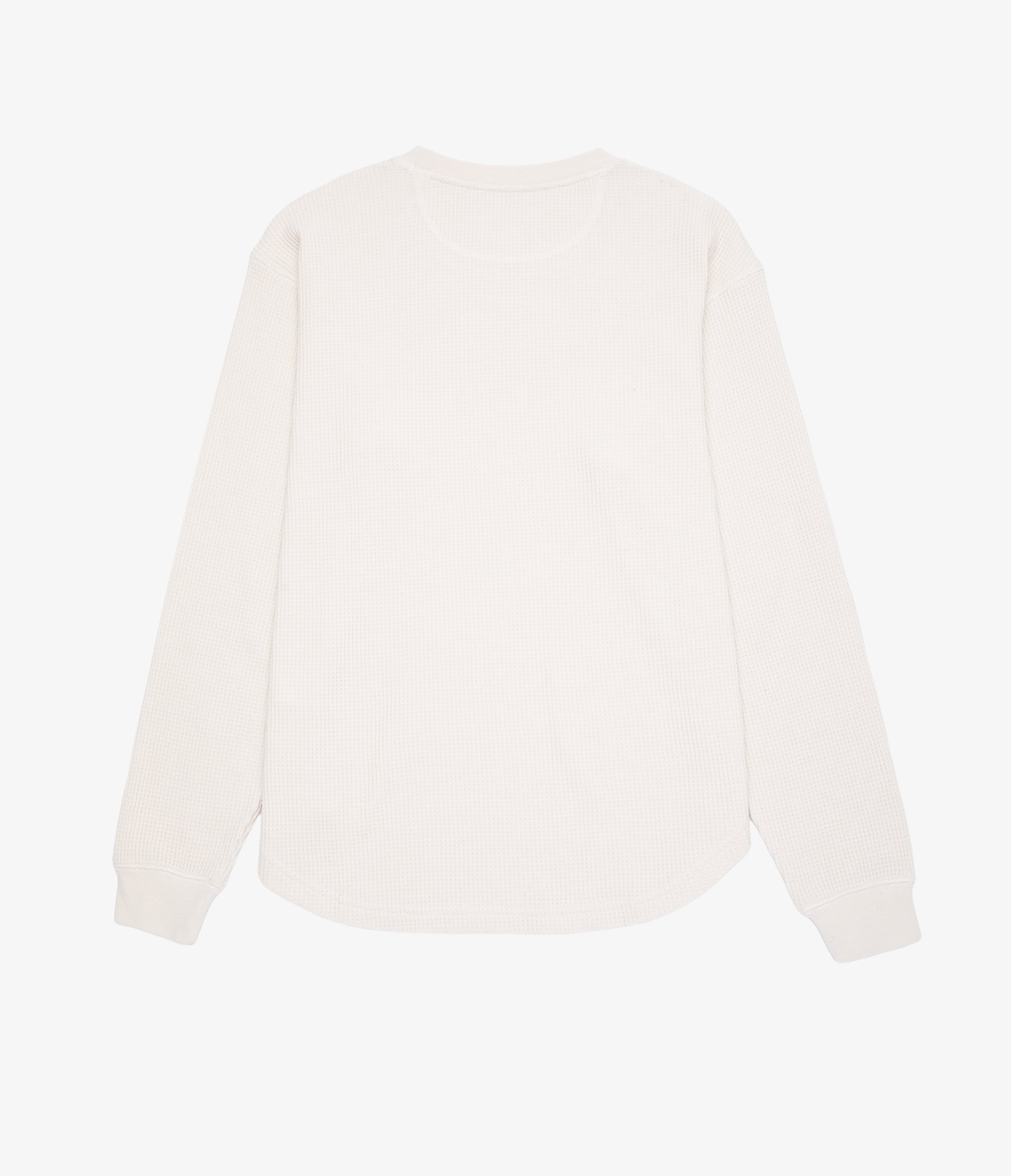 Polera Mujer Algodón Waffle Beige