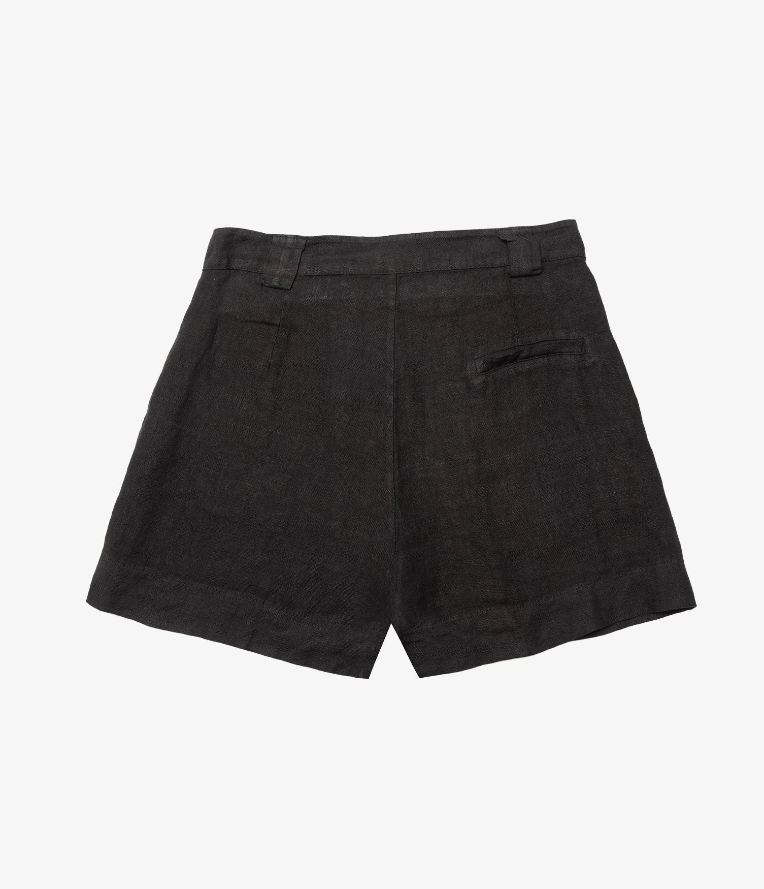 Bermuda Mujer 100% Lino Capella Negro