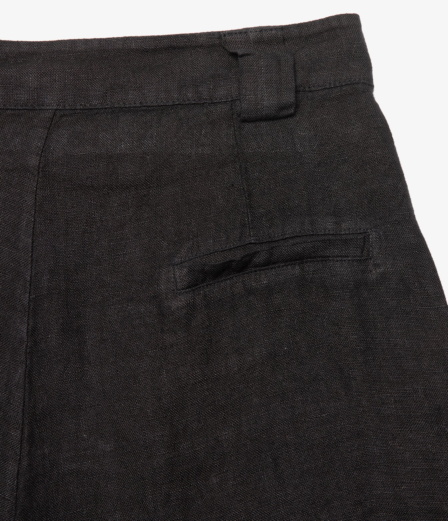 Bermuda Mujer 100% Lino Capella Negro