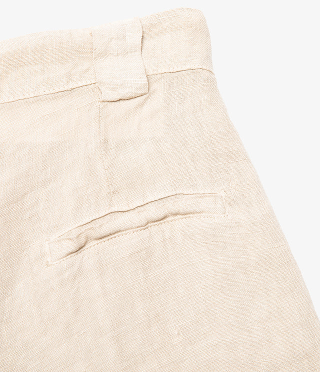 Bermuda Mujer 100% Lino Capella Beige