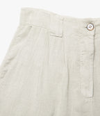 Bermuda Mujer 100% Lino Firenze Beige
