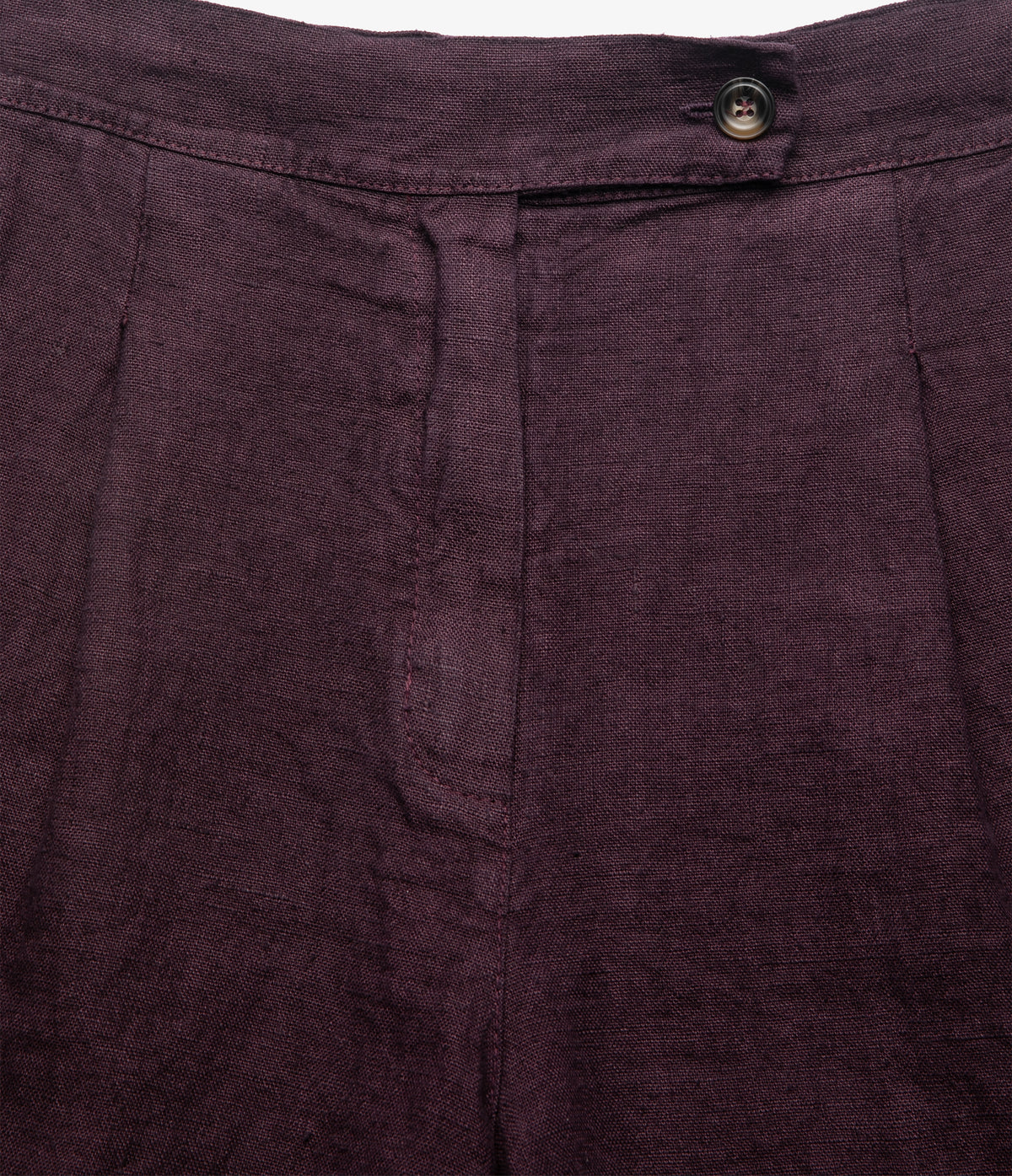 Bermuda Mujer Lino Milan Morado