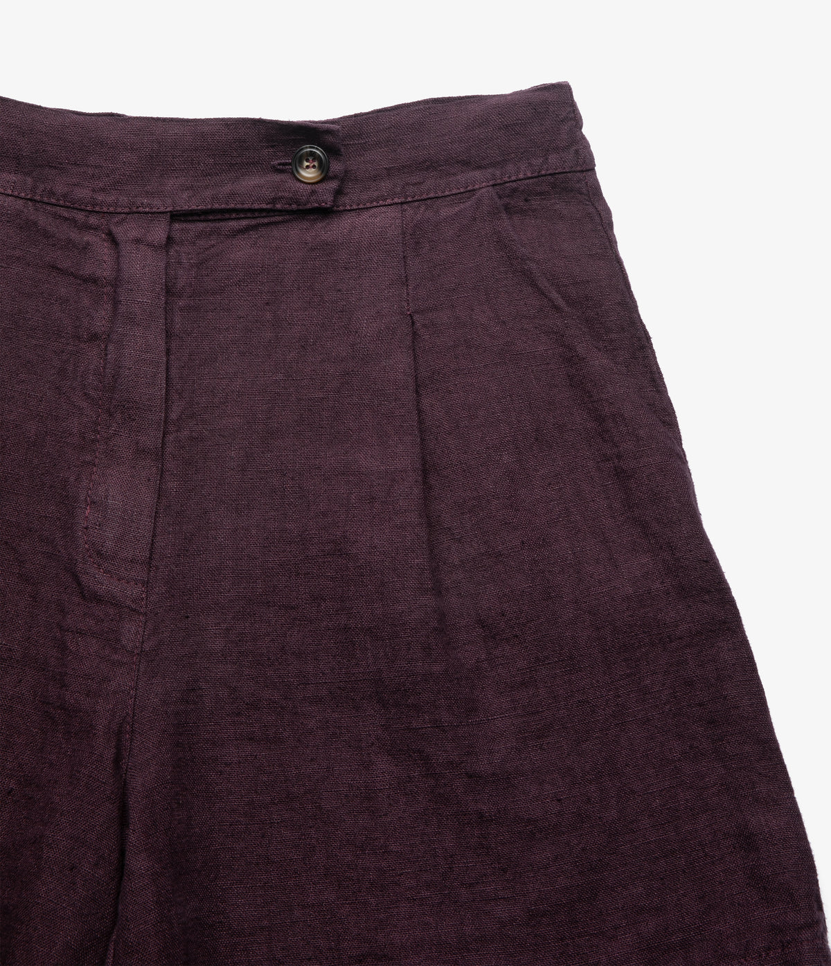 Bermuda Mujer Lino Milan Morado