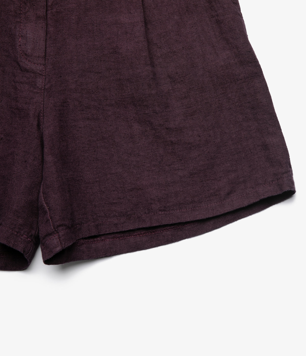 Bermuda Mujer Lino Milan Morado