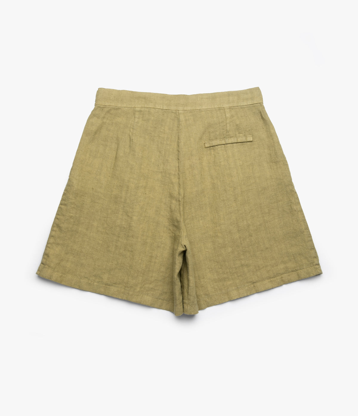 Bermuda Mujer Lino Milan Pistacho