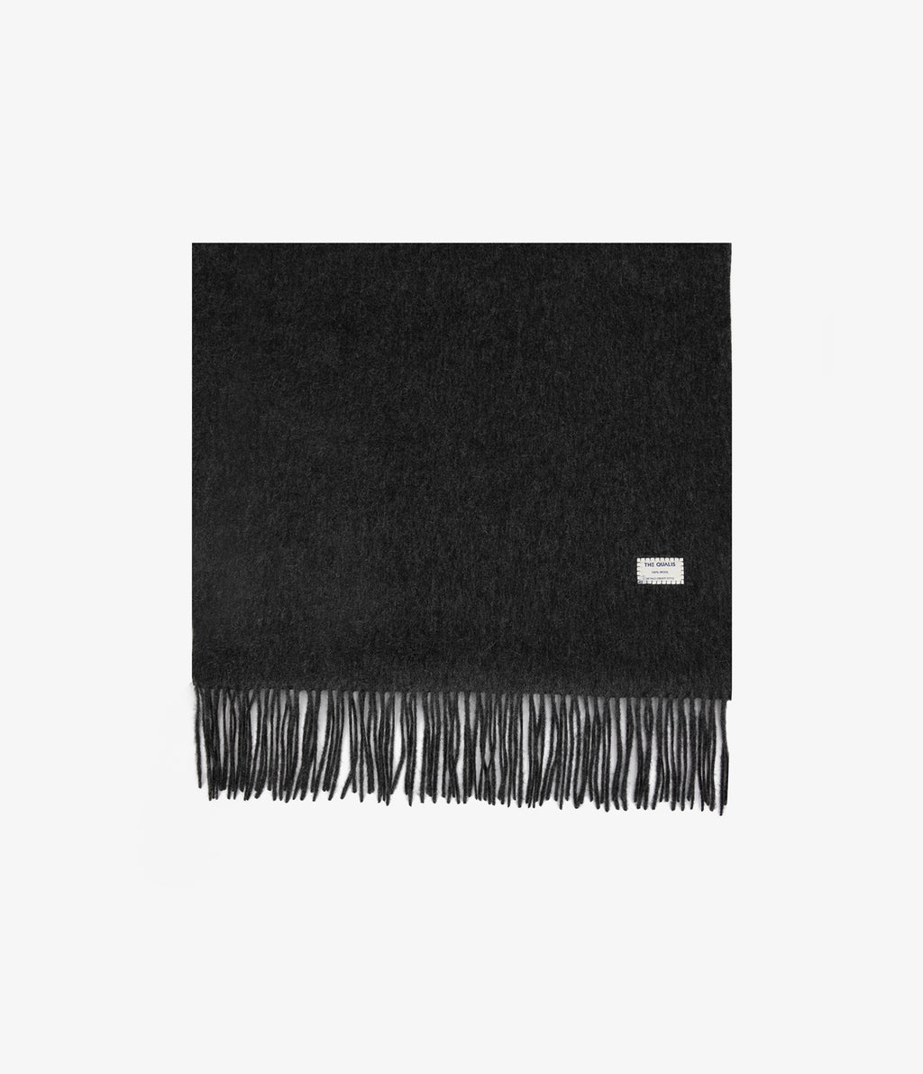 Bufanda Mujer 100% Lana Gris Marengo