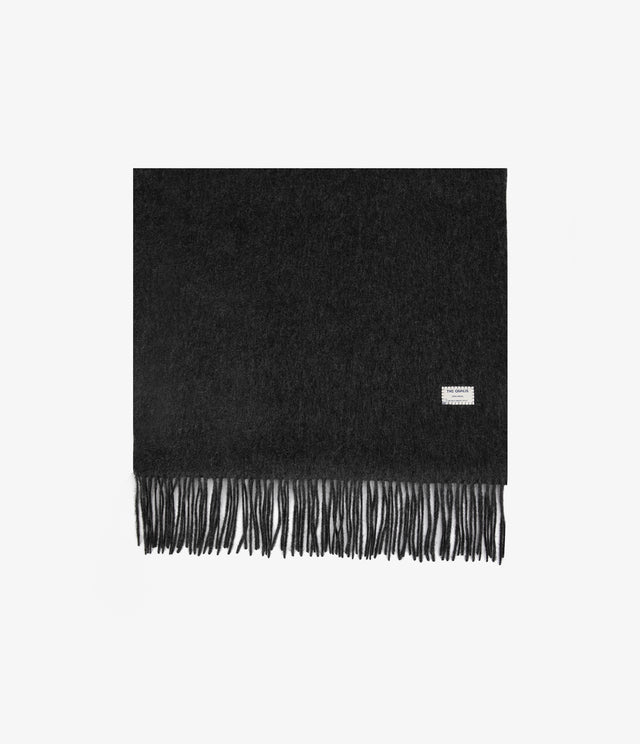 Bufanda Mujer 100% Lana Gris Marengo