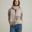 Bufanda Mujer 100% Lana Beige