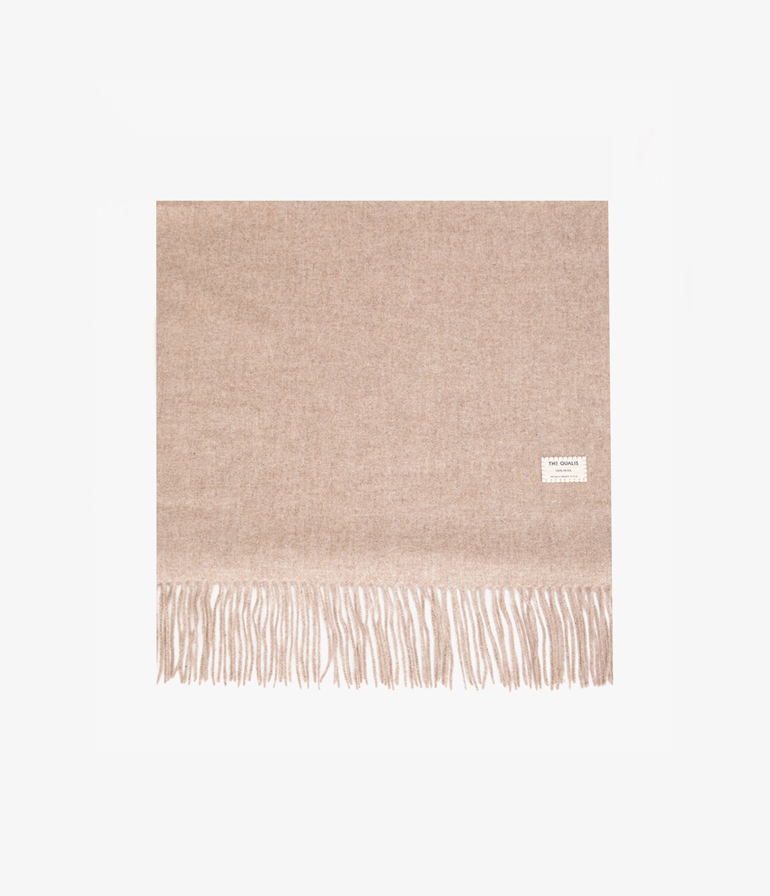 Bufanda Mujer 100% Lana Beige