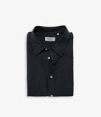 Blusa Mujer Lino Azul Marino Julia