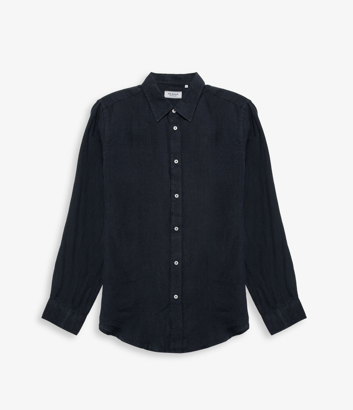 Blusa Mujer Lino Azul Marino Julia