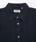 Blusa Mujer Lino Azul Marino Julia
