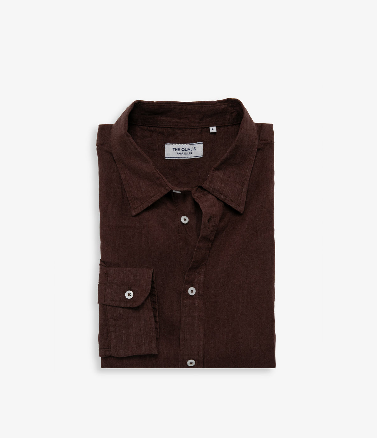 Blusa Mujer Lino Burdeo Julia