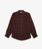 Blusa Mujer Lino Burdeo Julia