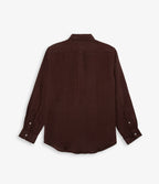Blusa Mujer Lino Burdeo Julia
