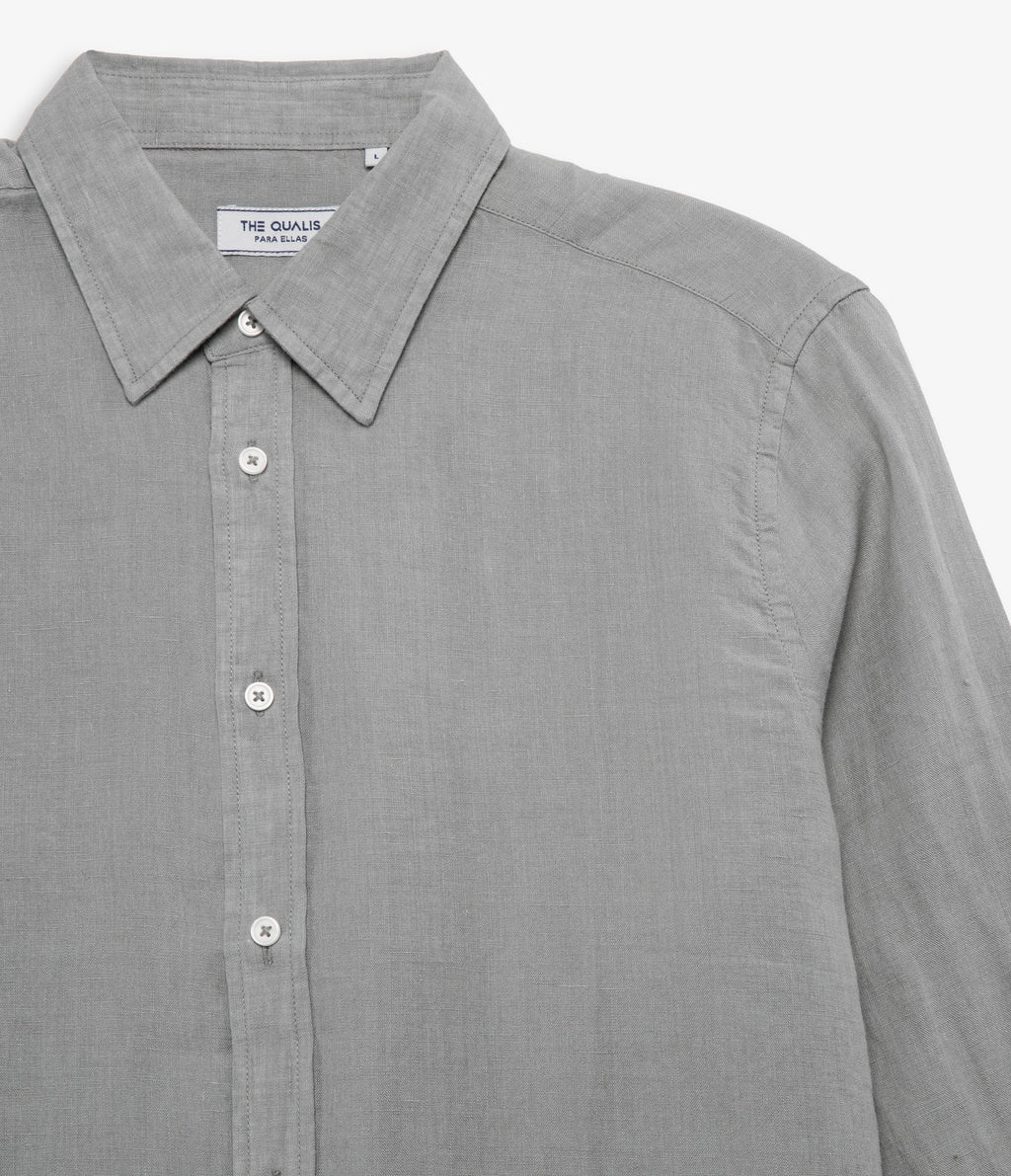 Blusa Mujer Lino Verde Julia