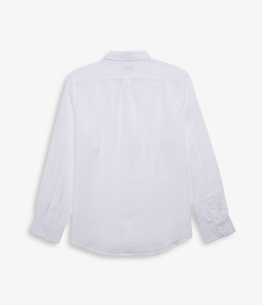 Blusa Mujer Lino Blanco Julia