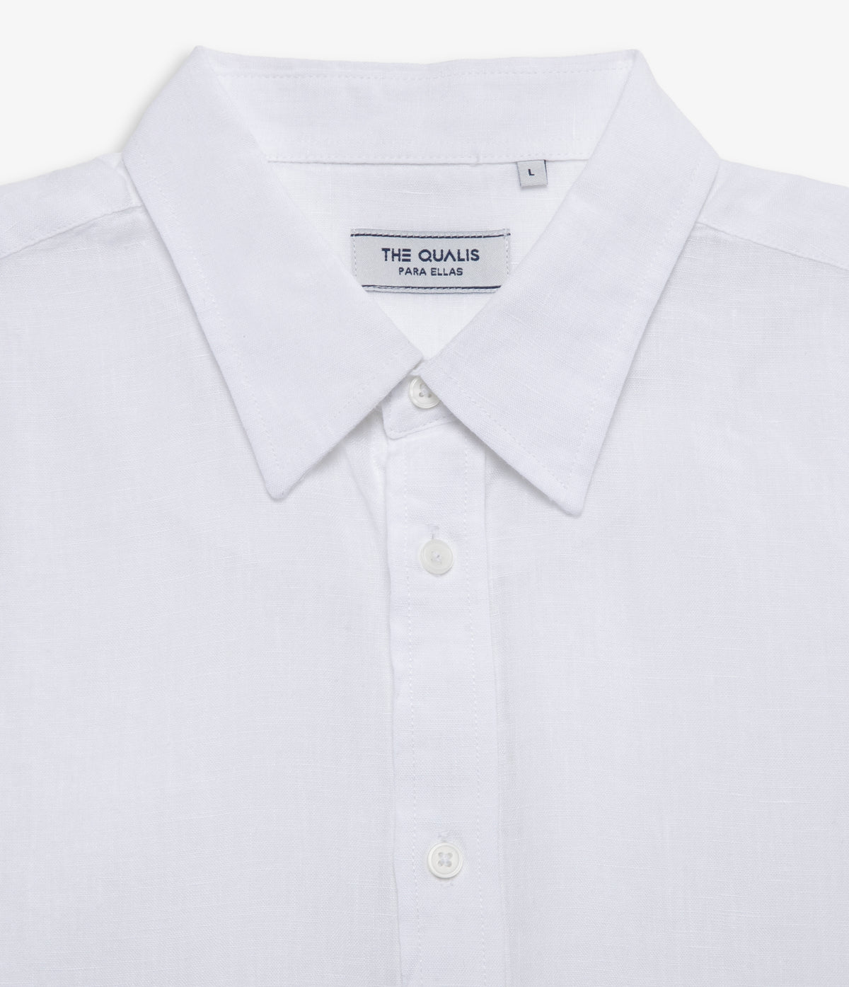 Blusa Mujer Lino Blanco Julia