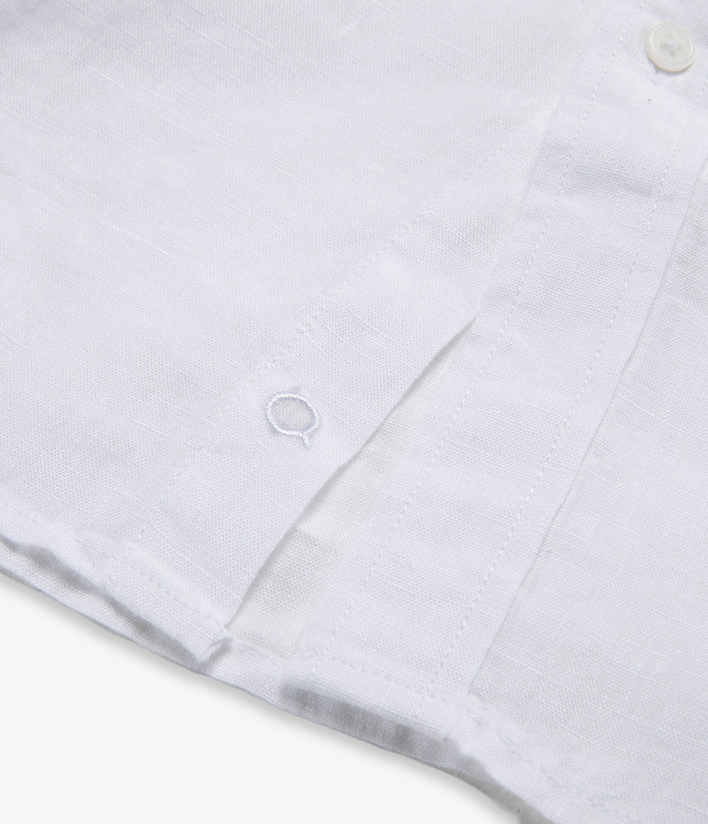 Blusa Mujer Lino Blanco Julia